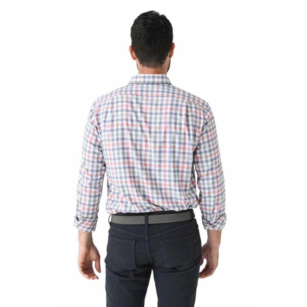 NEW JOHNNIE-O callum performance shirt in navy - Picture 3 of 3